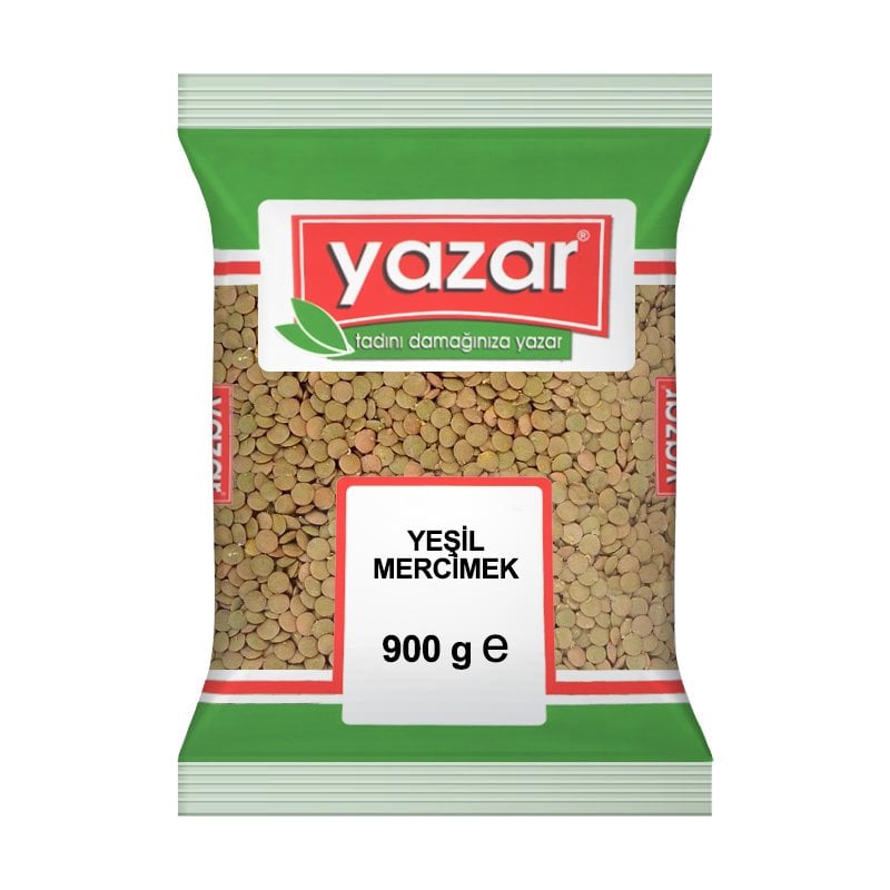 Yazar Yeşil Mercimek 900 Gr.